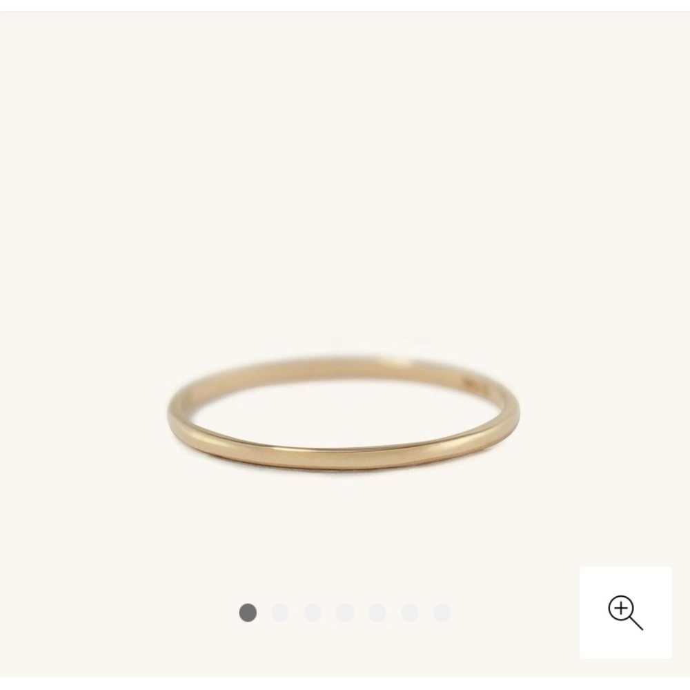 NWT Mejuri Stacker Ring, size 8